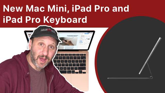 Apple Releases New Mac Mini, iPad Pro and iPad Pro Keyboard With Trackpad