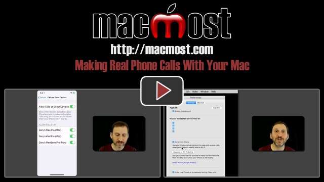 Making Real Phone Calls With Your Mac