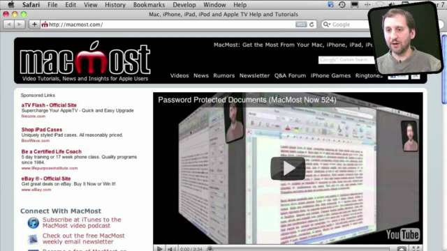 MacMost Now 525: Clearing Your Browser Cache