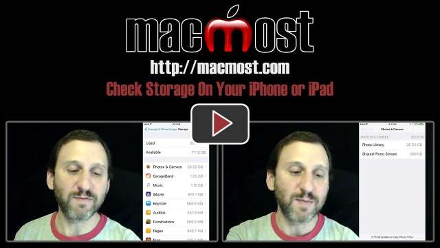 Check Storage On Your iPhone or iPad