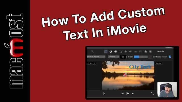 How To Add Custom Text In iMovie