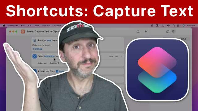 macOS Shortcuts: Capture Text From Your Screen