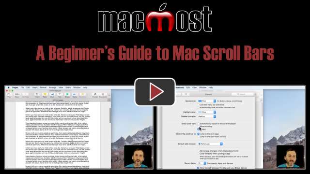 A Beginner's Guide to Mac Scroll Bars