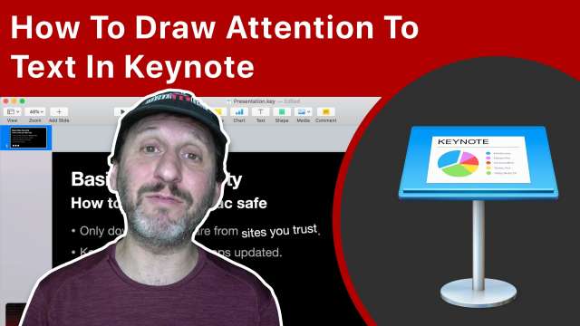 How To Draw Attention To Text In Keynote