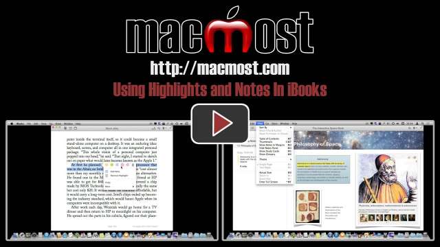 Using Highlights and Notes In iBooks