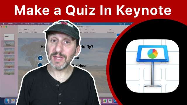 Building a Quiz With Mac Keynote
