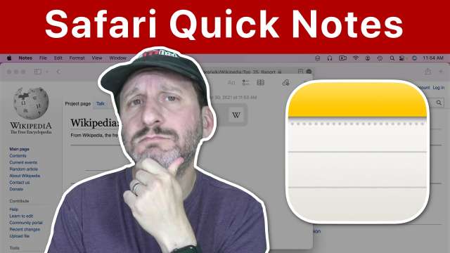 Using Quick Notes Linked To Safari Web Pages