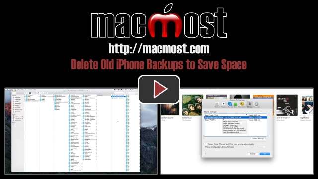 Delete Old iPhone Backups to Save Space