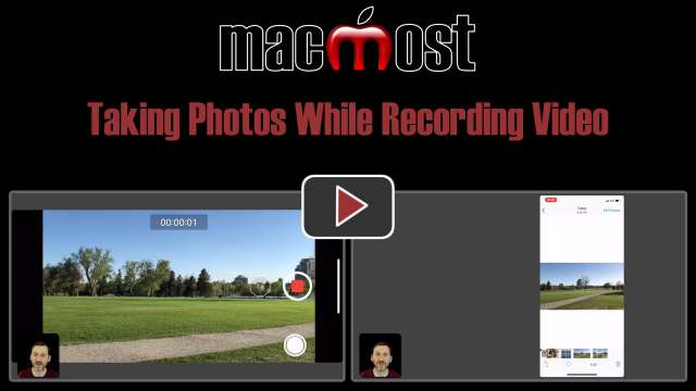 Taking Photos While Recording Video