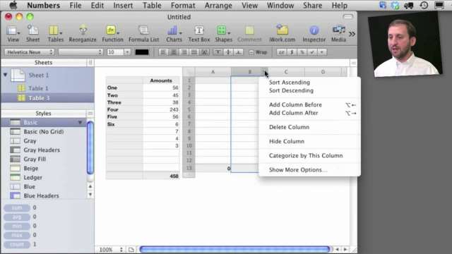 MacMost Now 475: Adding Up Amounts In iWork Numbers