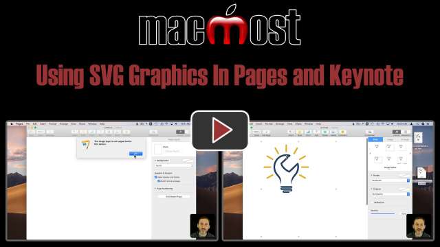Using SVG Graphics In Pages and Keynote