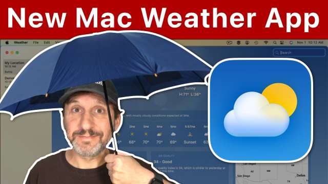 Using the New Mac Weather App