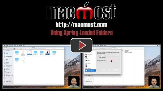 Using Spring-Loaded Folders