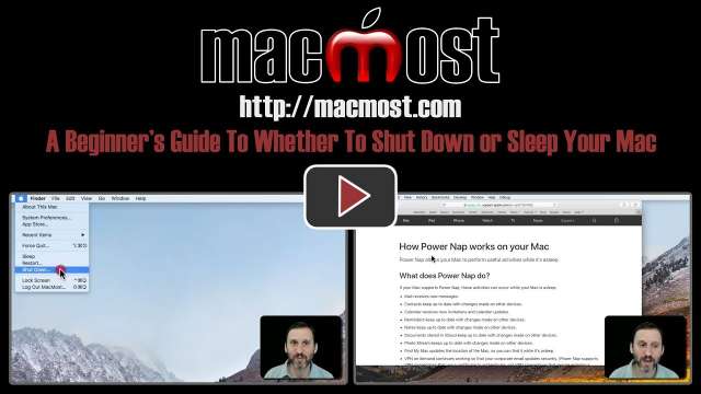 A Beginner's Guide To Whether To Shut Down or Sleep Your Mac