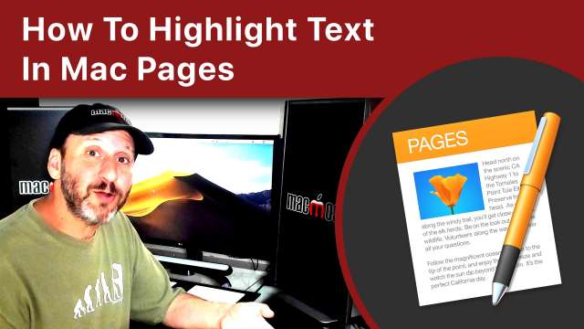 How To Highlight Text In Mac Pages