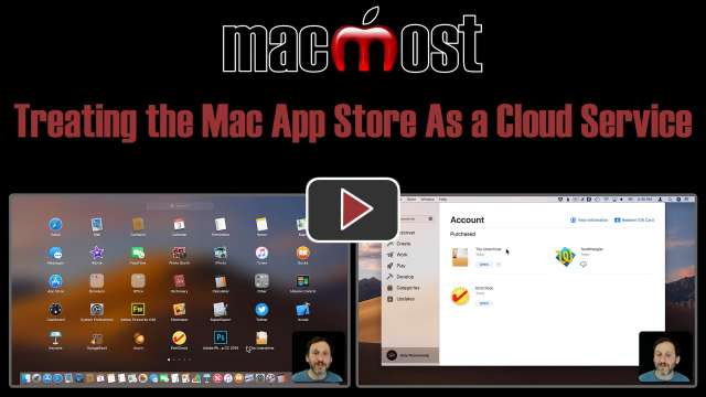 Treating the Mac App Store As a Cloud Service