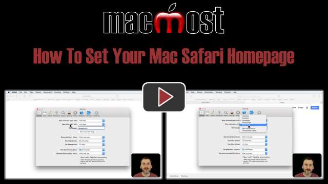 How To Set Your Mac Safari Homepage