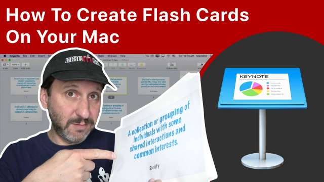 How To Create Flash Cards On Your Mac