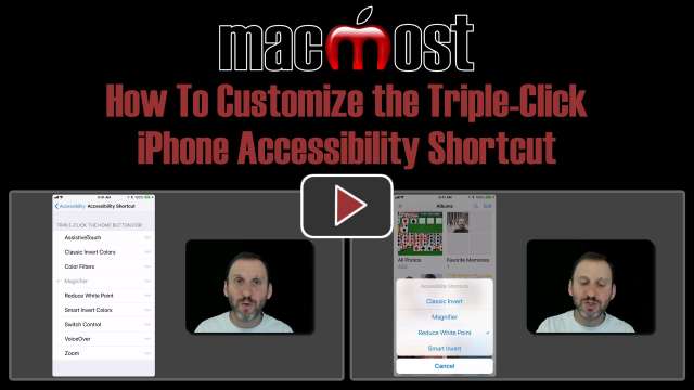 How To Customize the Triple-Click iPhone Accessibility Shortcut