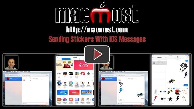 Sending Stickers With iOS Messages