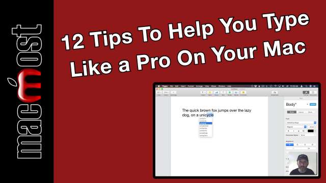 12 Tips To Help You Type Like a Pro On Your Mac