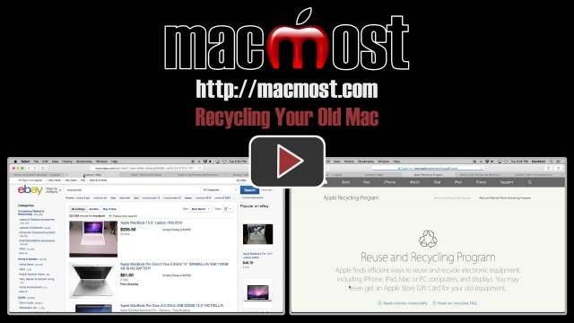 Recycling Your Old Mac