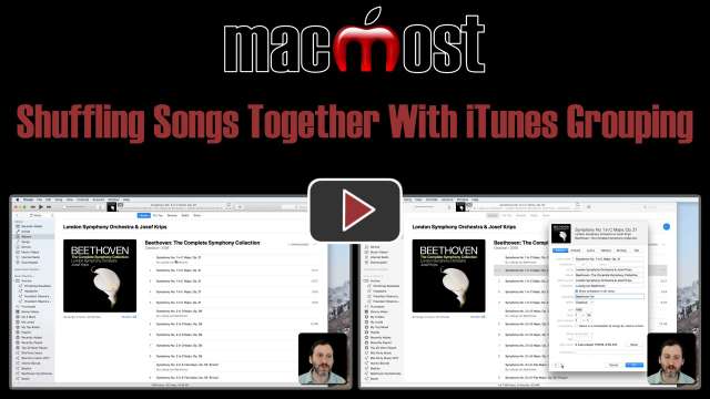 Shuffling Songs Together With iTunes Grouping