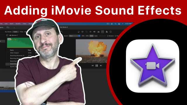 Adding Sound Effects in iMovie