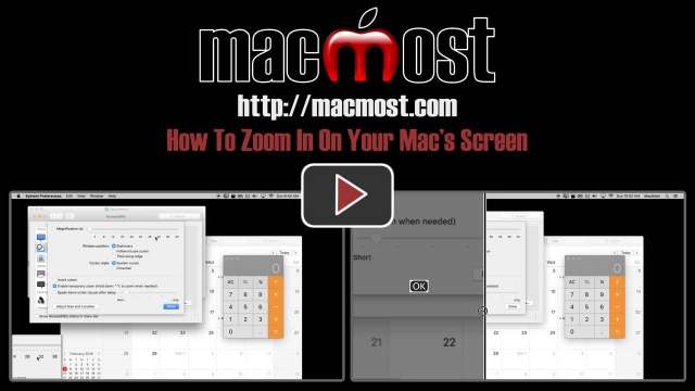 How To Zoom In On Your Mac's Screen