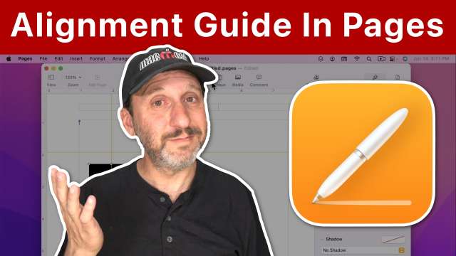 How To Use Alignment Guides In Mac Pages