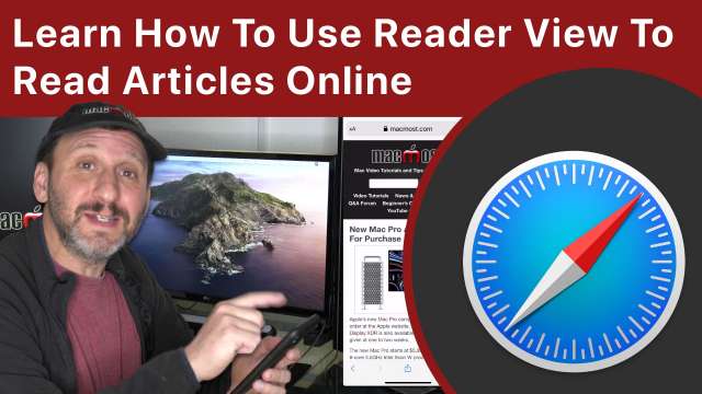 Learn How To Use Reader View To Read Articles Online