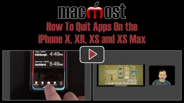 How To Quit Apps On the iPhone X, XR, XS and XS Max