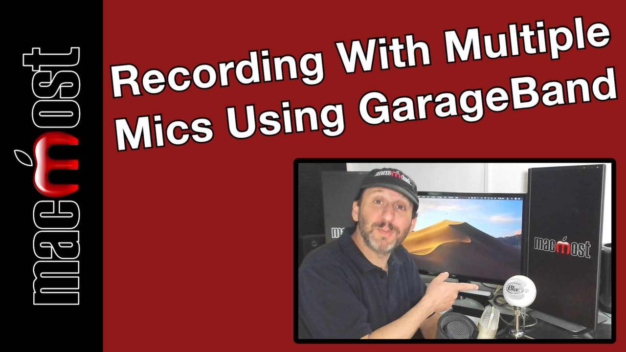 cannot enable multiple tracks for recording garageband 10.1