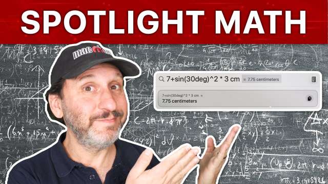 Advanced Math Calculations Using Spotlight