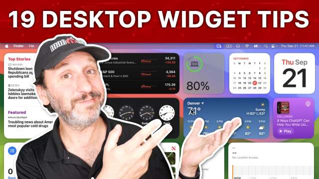19 Tips For Using Desktop Widgets On Your Mac