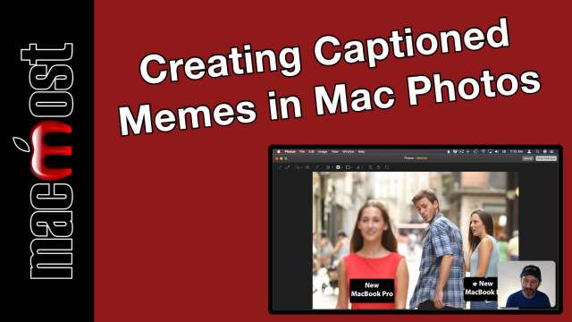 Creating Captioned Memes in Mac Photos