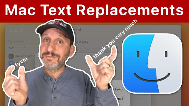 Using Mac Text Replacements