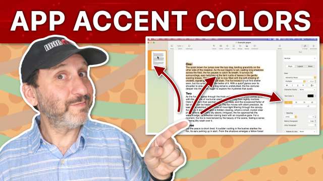 Changing the Accent Color Used in Apple Apps