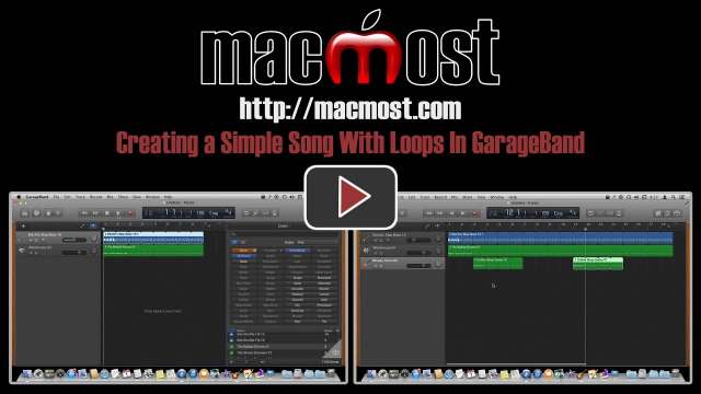 Creating a Simple Song With Loops In GarageBand