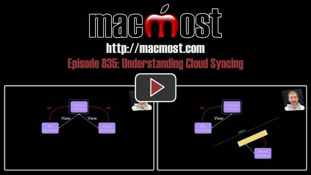 MacMost Now 835: Understanding Cloud Syncing