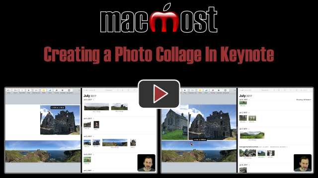 Creating a Photo Collage In Keynote