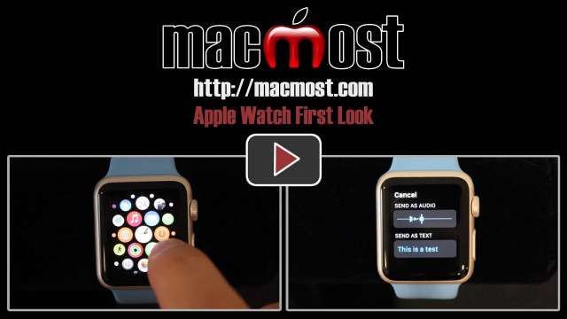 Apple Watch First Look
