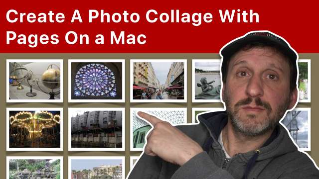 Create A Photo Collage With Pages On a Mac