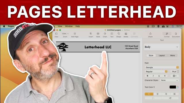 Techniques for Creating Letterhead Templates in Mac Pages