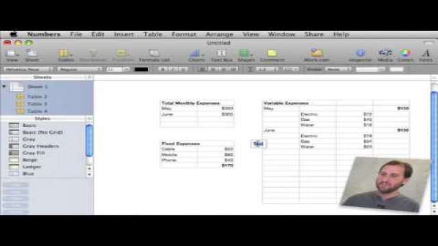 MacMost Now 258: Using Multiple Tables In iWork Numbers
