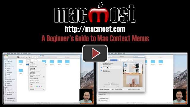 A Beginner's Guide to Mac Context Menus