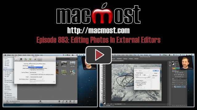 MacMost Now 893: Editing Photos In External Editors