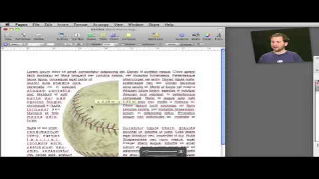 MacMost Now 391: Wrapping Text Around Images in iWork Pages
