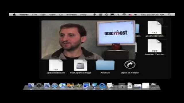 MacMost Now 216: Mac OS X Dock Tricks