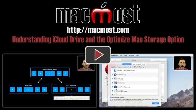 Understanding iCloud Drive and the Optimize Mac Storage Option